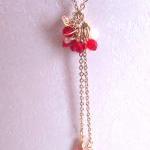 Dancing Red Fairies Necklace-Fresh ..