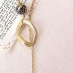 Elegant Dolphin Lariat Necklace - 14k Gold-plated..